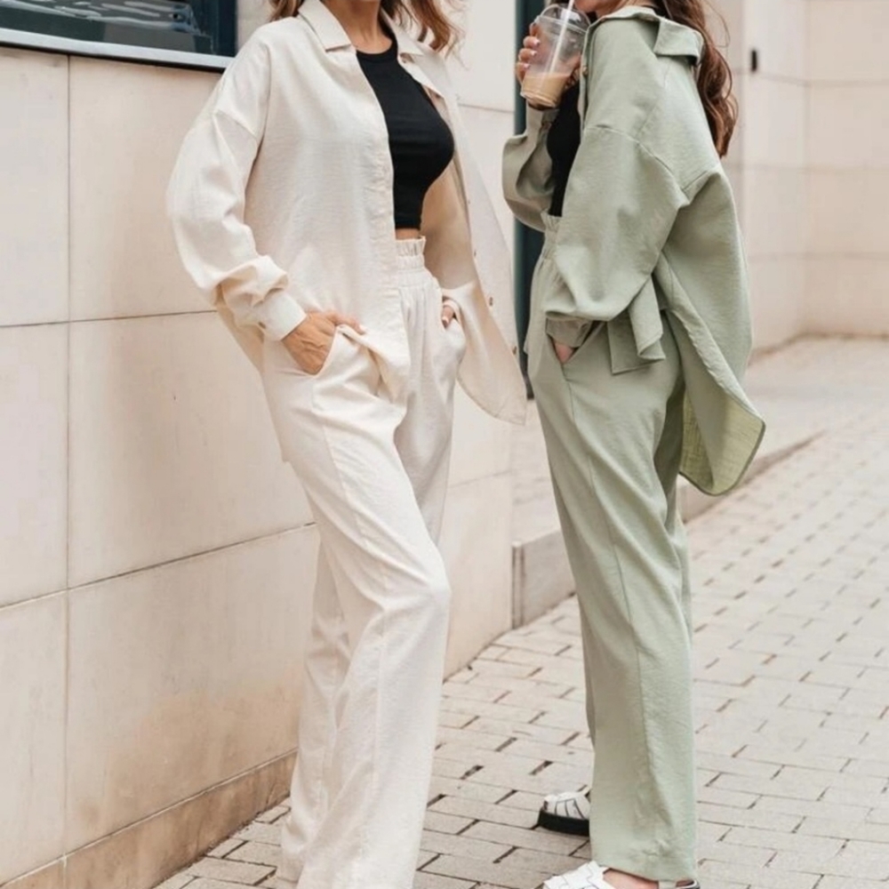 SheIn blouse and Pant Set